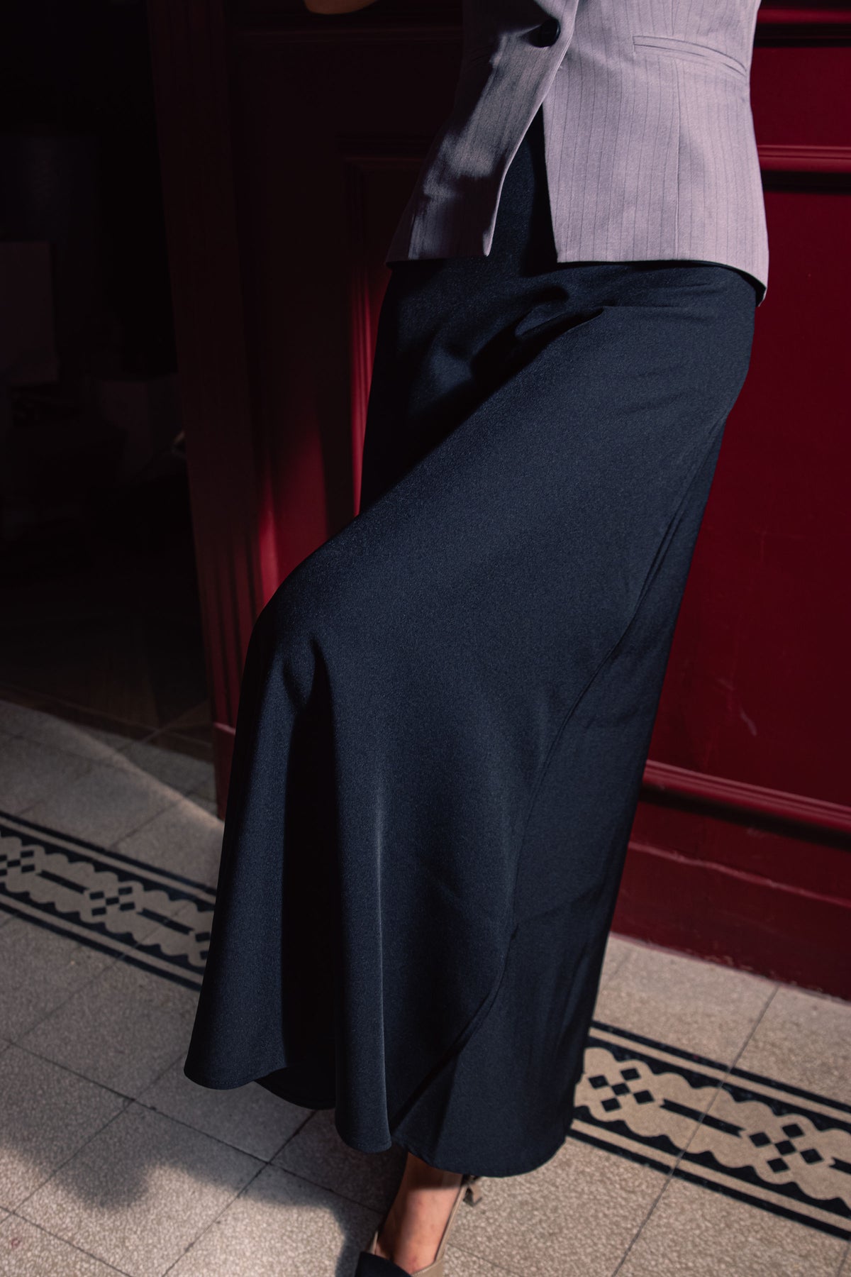 BLACK SUMMER MAXI SKIRT