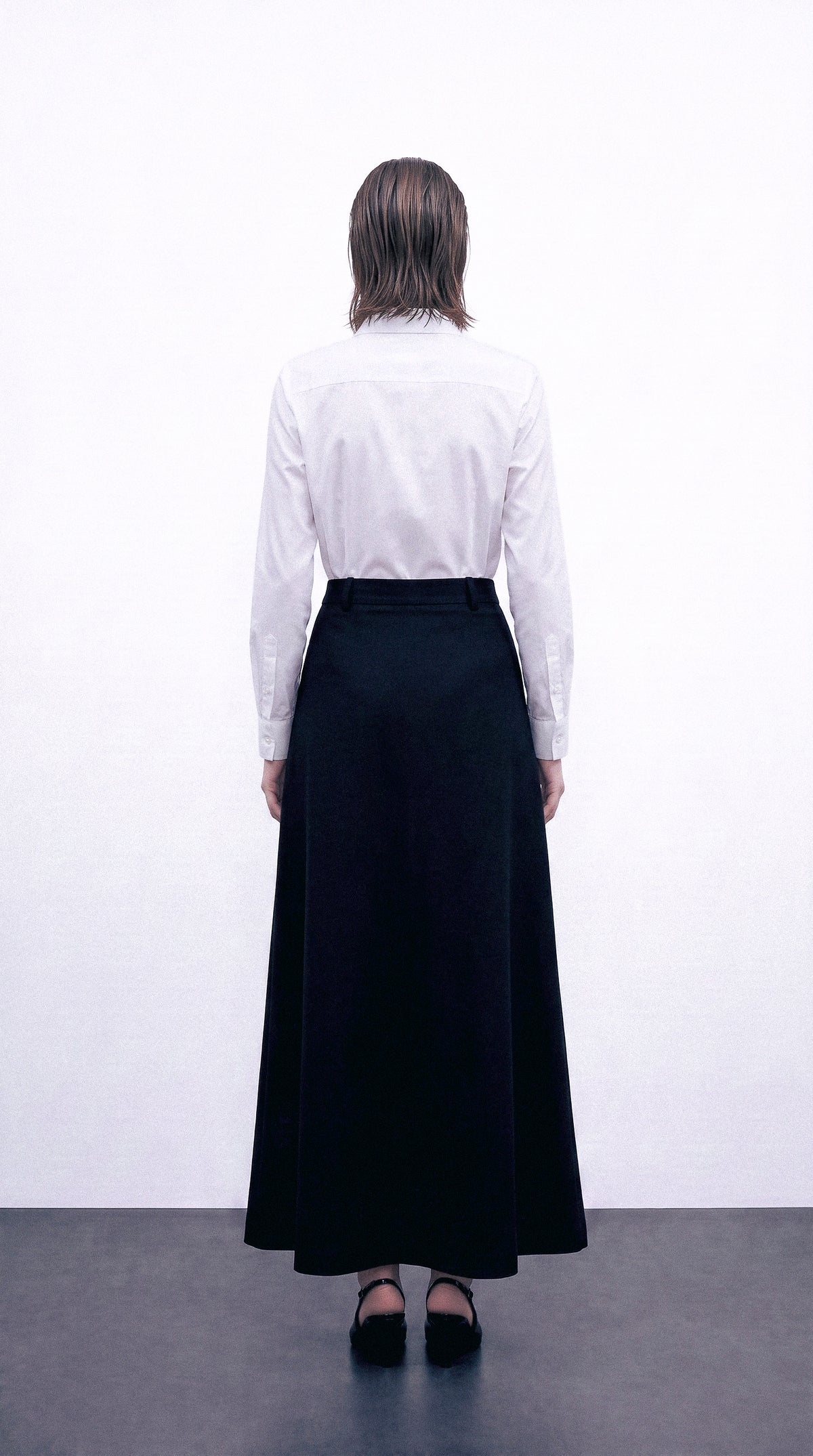 BLACK SUMMER MAXI SKIRT