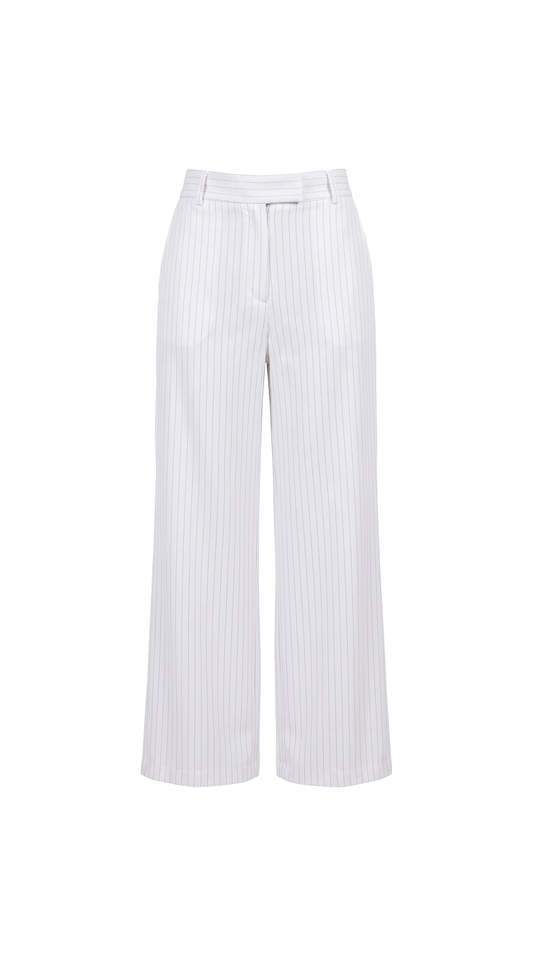STRIPES TROUSERS WIDE LEG